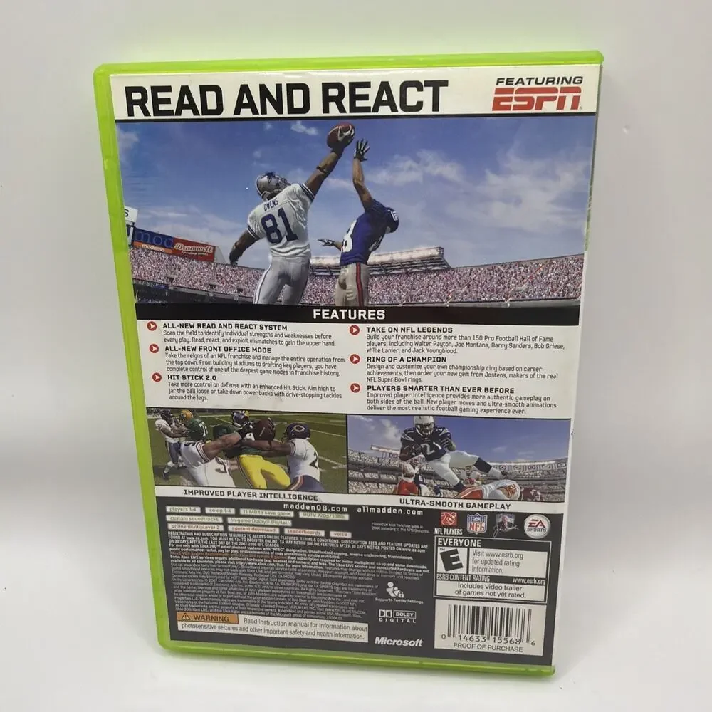 Madden NFL 08 - Microsoft Xbox 360